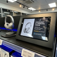 Interactive shelf display