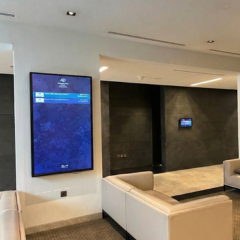 Hotel meeting room display